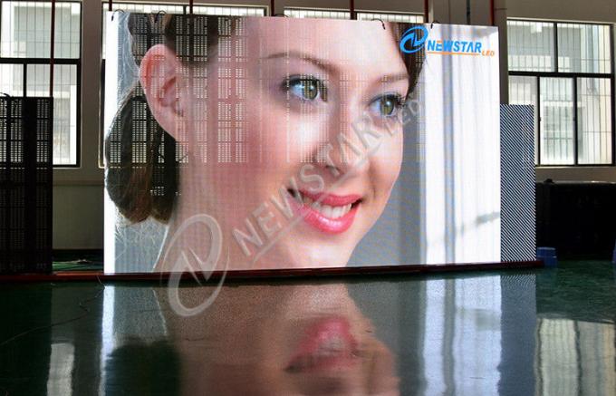 P7.81 سلسلة الرياح في الهواء الطلق عرض ثابت الستار أدى للدعاية ، هيكل الألومنيوم