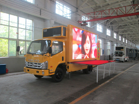 P10 Outdoor Advertising Truck Mounted LED Display / Mobile Led Display