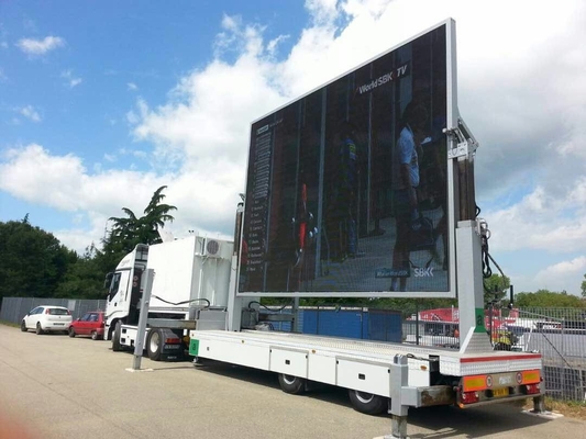 Outdoor Waterproof High Brightness P12 Truck Mounted LED Display Advertising Signage