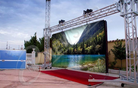 P8 IP65 advertising led screen SMD3535 , electronic event screen hire