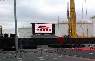External Square P12 Double Sided Mobile Led Display Flexible Led Video Screen