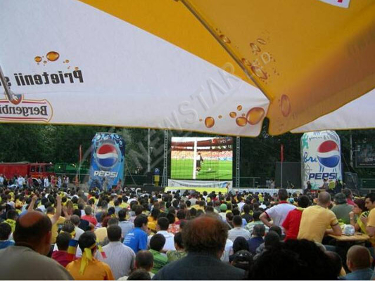 Outdoor Curtain P15.625 Transparent LED Screen with Aluminum for Events Show